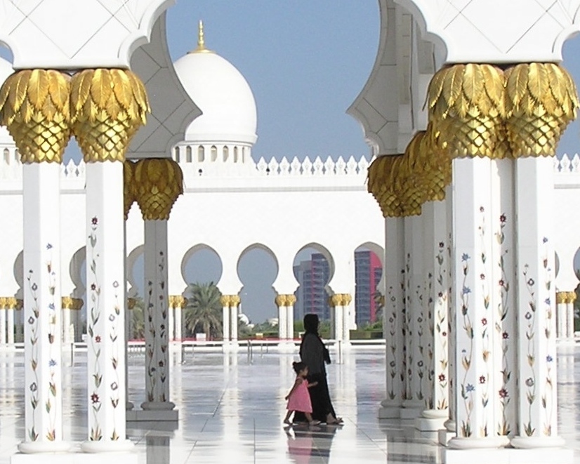 Mosquée Cheikh Zayed, à Abou Dhabi. ©Jean-Benoît Nadeau